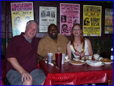 BMA Nominees Greg Nagy & Charles Wilson & friend at the Rum Boogie